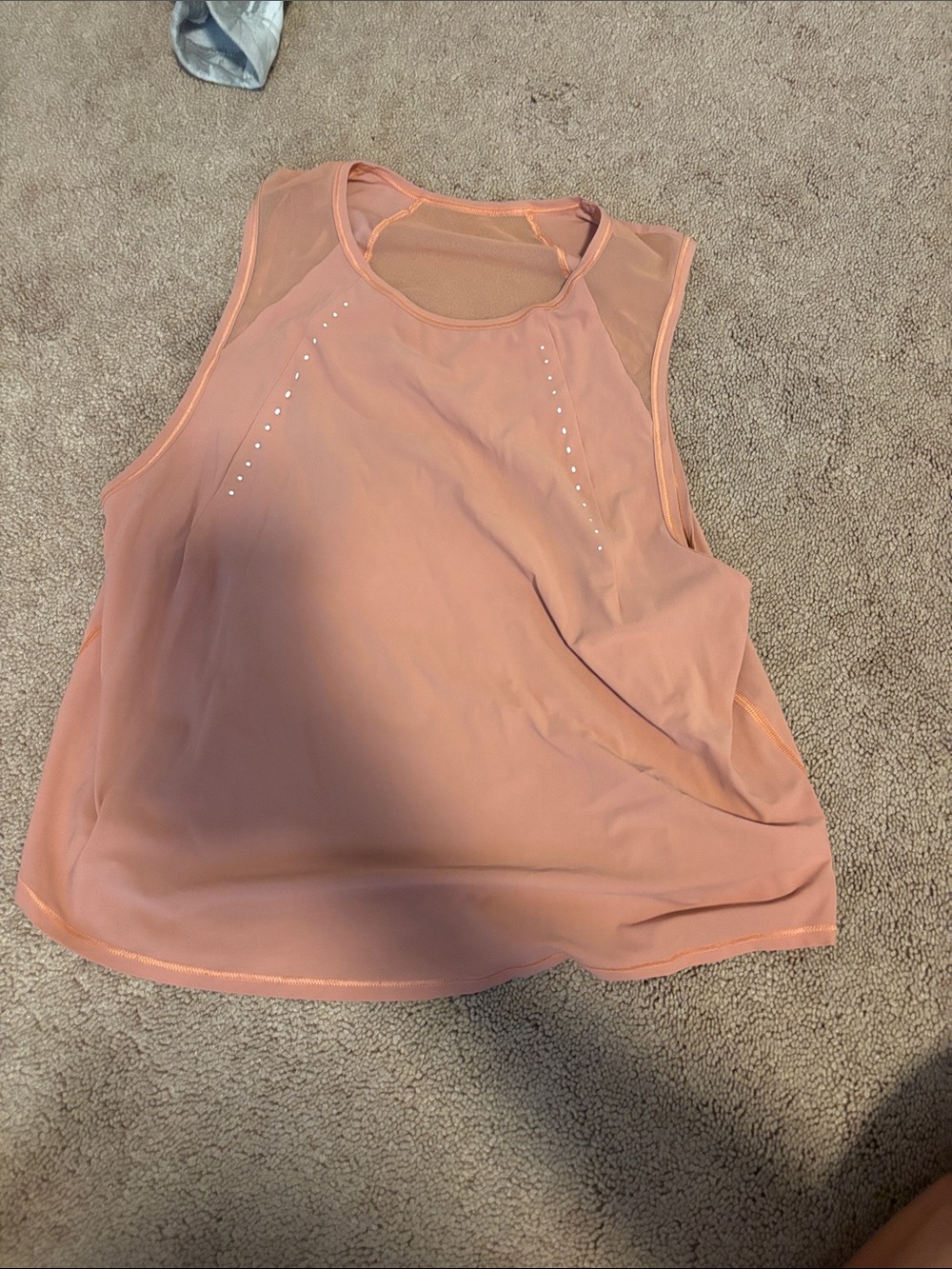 lululemon athletica Peach Mesh-Trim Workout Tank